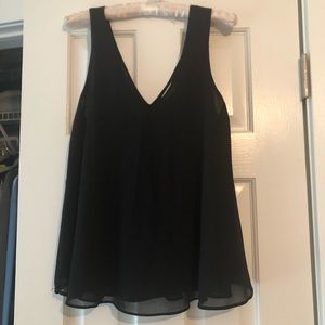 Fancy black tank top